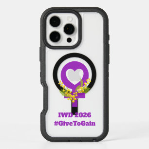 International Women's Day 2026 IWD Give To Gain iPhone 16 Pro Max Case