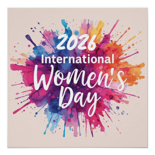 International Women's Day 2026 Poster (Front)