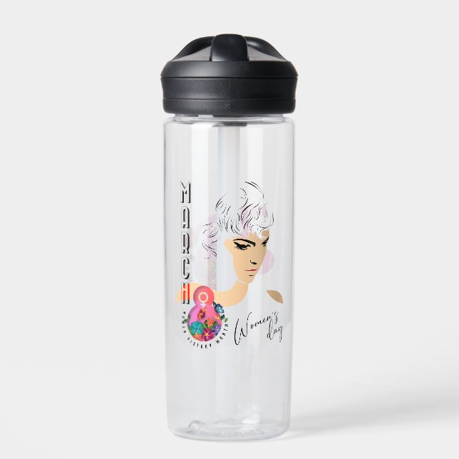 International Women's Day | 20oz Water Bottle (Front)