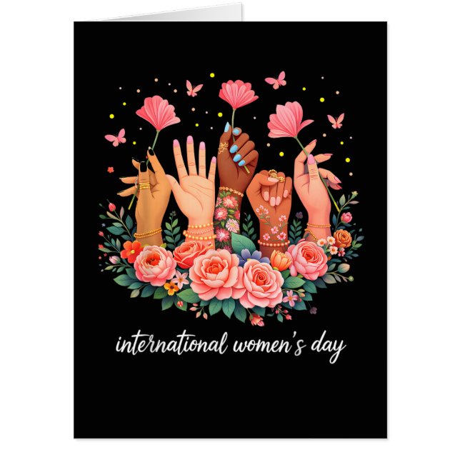 International Women's Day 8 March 2026 Card (Front)