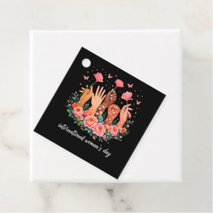International Women's Day 8 March 2026 Favor Tags