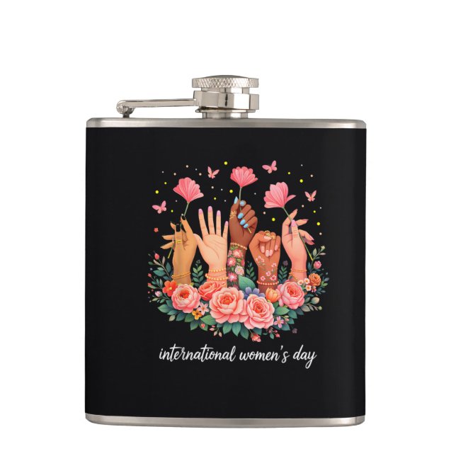 International Women's Day 8 March 2026 Flask (Front)