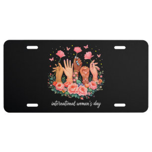 International Women's Day 8 March 2026 License Plate