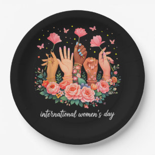 International Women's Day 8 March 2026 Paper Plates