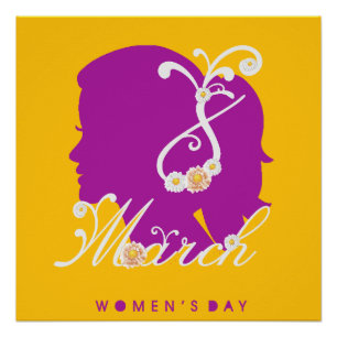 international women's day 8 march 2026 poster