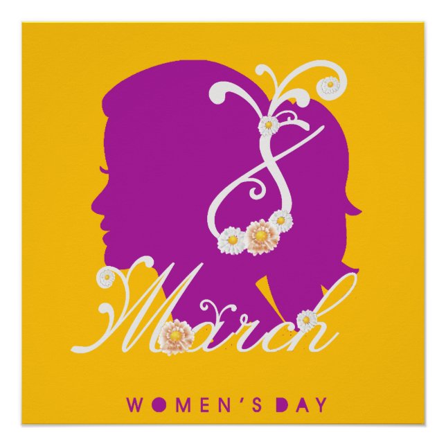 international women's day 8 march 2026 poster (Front)