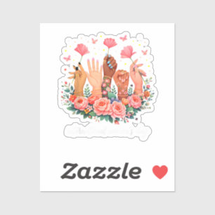 International Women's Day 8 March 2026 Sticker