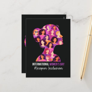 International Women's Day 8 March  Holiday Postcard