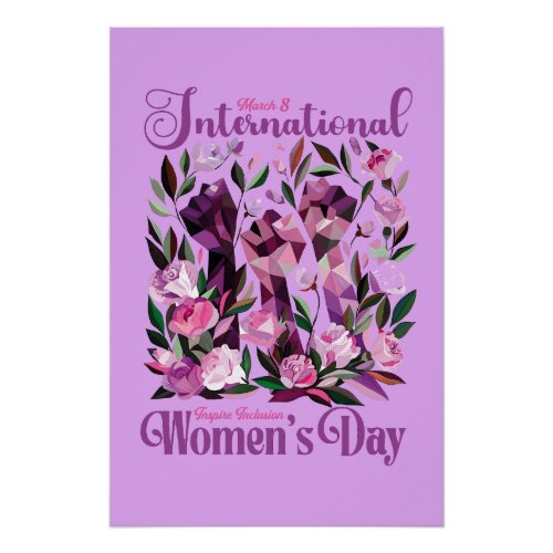 International Womens Day 8 March  Poster