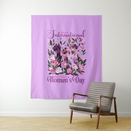 International Womens Day 8 March Thermal Tumbler Tapestry