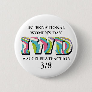 International Women's Day Accelerate Action Button