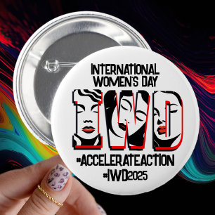 International Women's Day Accelerate Action Button