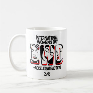 International Women's Day Accelerate Action Coffee Mug