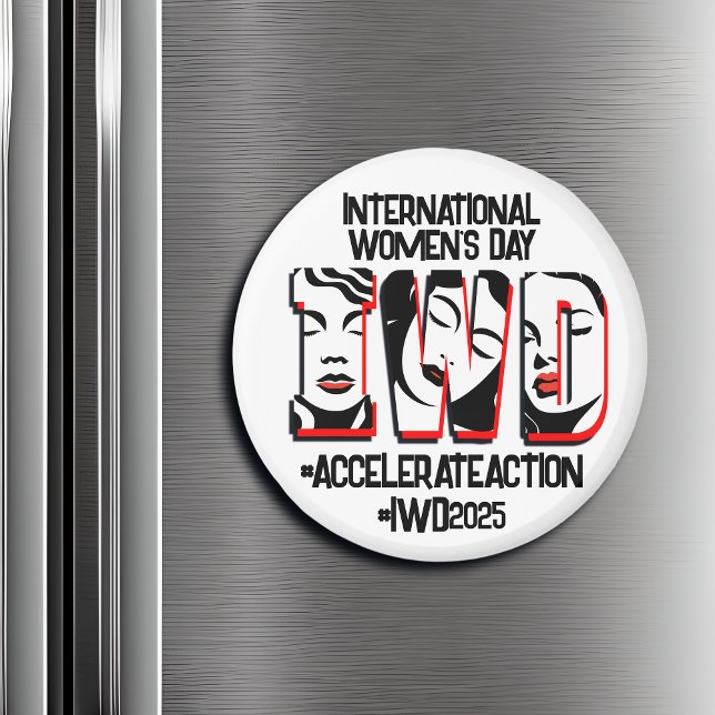 International Women's Day | Accelerate Action Magnet (Creator Uploaded)