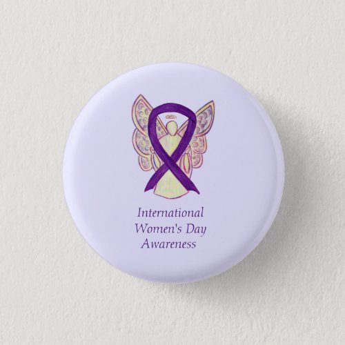 International Womens Day Awareness Angel Pins
