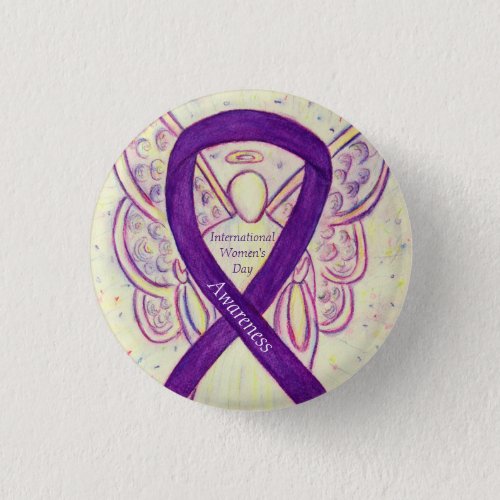 International Womens Day Awareness Angel Pins