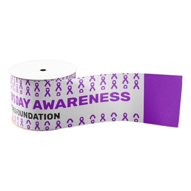International Women's Day Awareness Pattern Ribbon (Spool)