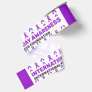 International Women's Day Awareness Pattern Ribbon