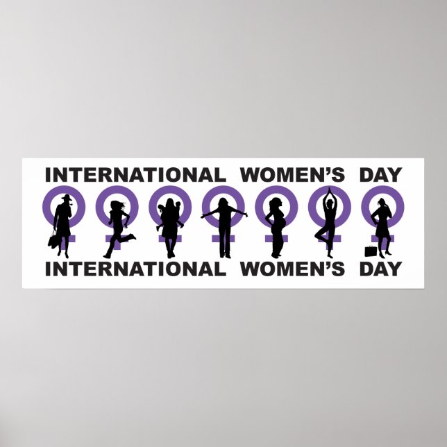 International Women's Day Banner Poster (Front)