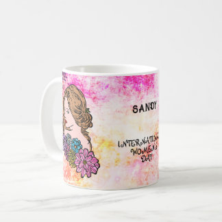 International Women's Day Beautiful Lady Coffee Mug