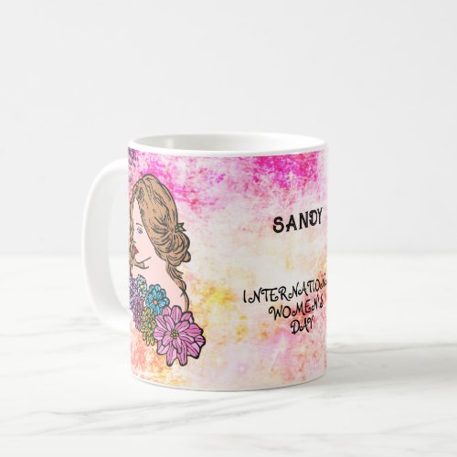 International Womens Day Beautiful Lady Coffee Mug