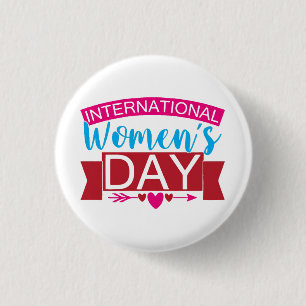 International Womens Day Button