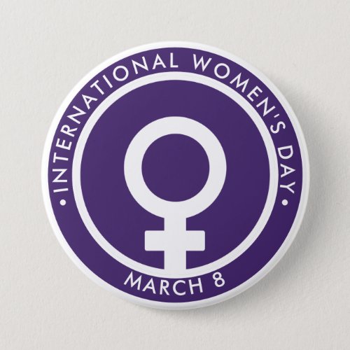 International Womens Day Button