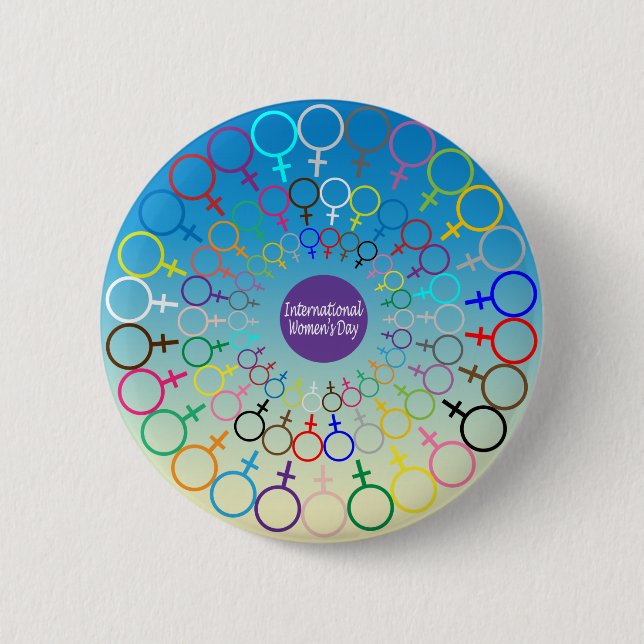 International Women's Day Button (Front)