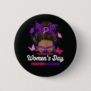 International Women's Day Button