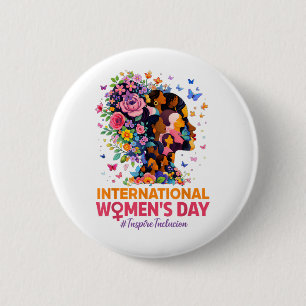 International Women's Day Button