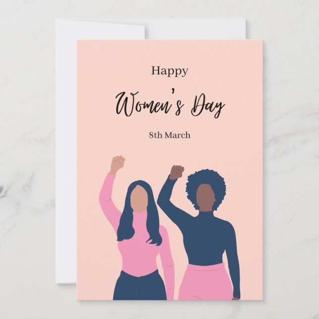 International Women's Day  Card (Front)