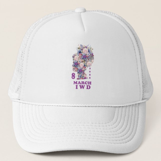 International Women's Day : Celebrate Feminist Trucker Hat (Front)