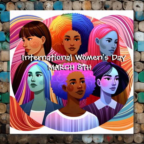  International Womens Day  Celebrating Equality Poster