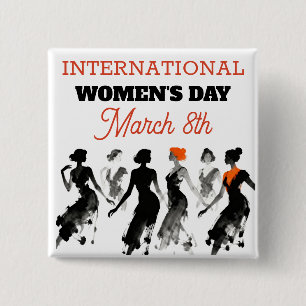 International Women's Day   Celebrating Women Button