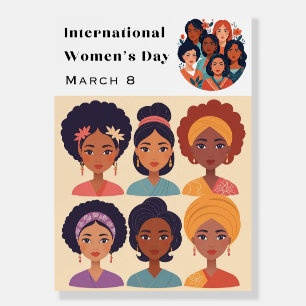 International Women's Day Celebration Foam Board