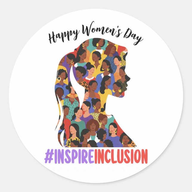 International Women's Day  Classic Round Sticker (Front)