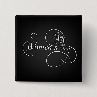 International Women's Day - Customize All Options Pinback Button