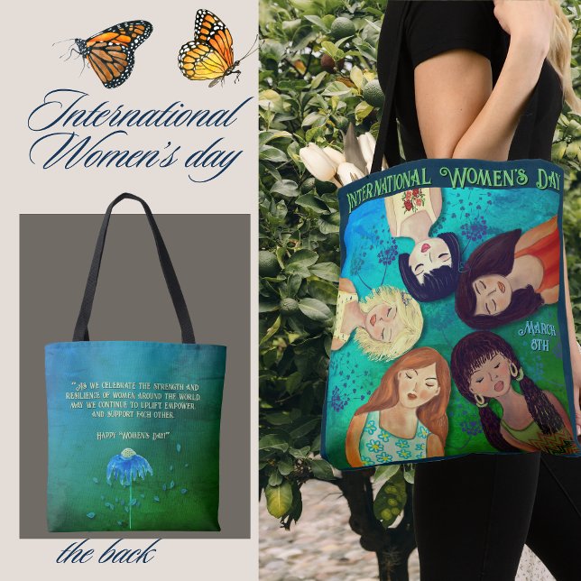 International Women's Day Diverse Woman Portraits Tote Bag (International Women's Day Diverse Woman Portraits Tote Bag)