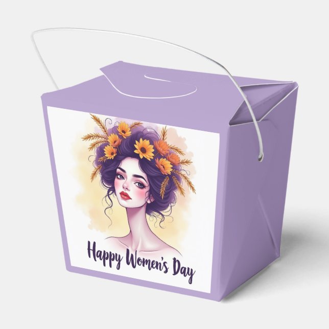 International Women's Day Favor Boxes (Back Side)