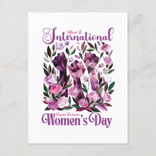 International Womens Day Postcards - No Minimum Quantity