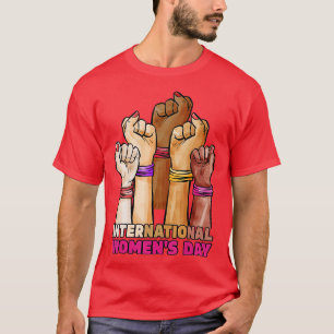 International Womens Day Gender Equality Embrace E T-Shirt