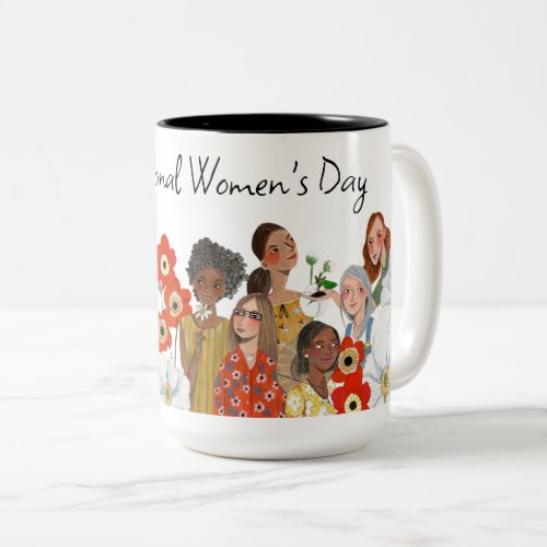 International Womens Day gift Two_Tone Coffee Mug