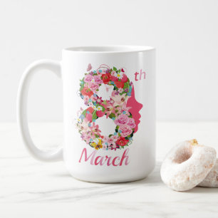 international women's day happy women's day 8 2026 coffee mug