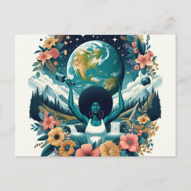 International Women's Day Happy Women's Day Postcard (Front)