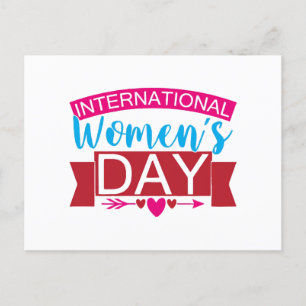 International Womens Day Holiday Postcard