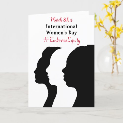 International Womens Day is March 8th    Card