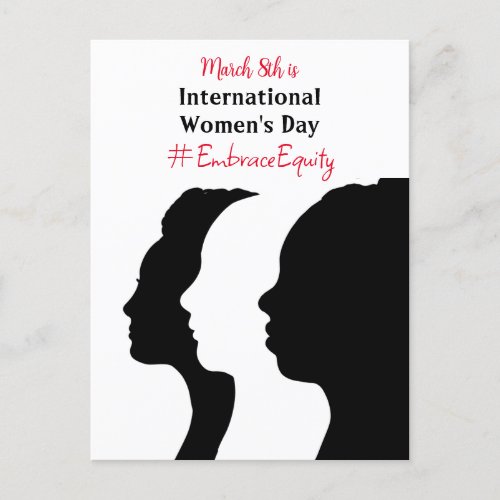 International Womens Day is March 8th  Postcard