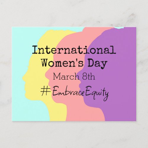 International Womens Day is March 8th    Postcard