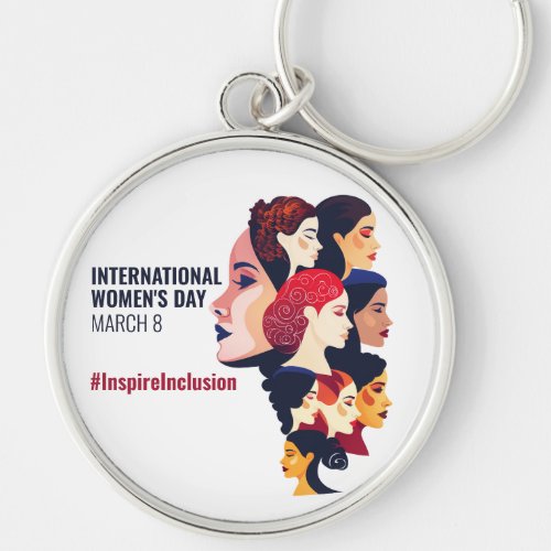 International Womens Day  IWD March 8  Keychain