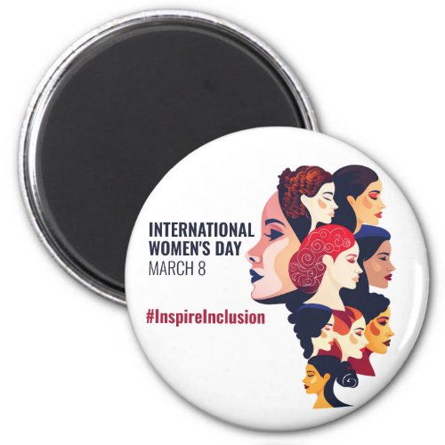 International Womens Day  IWD March 8 Magnet
